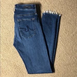 AG Farrah skinny high rise ankle jean